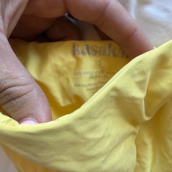 Yellow Women's Swimsuit - Picture 2 of 3